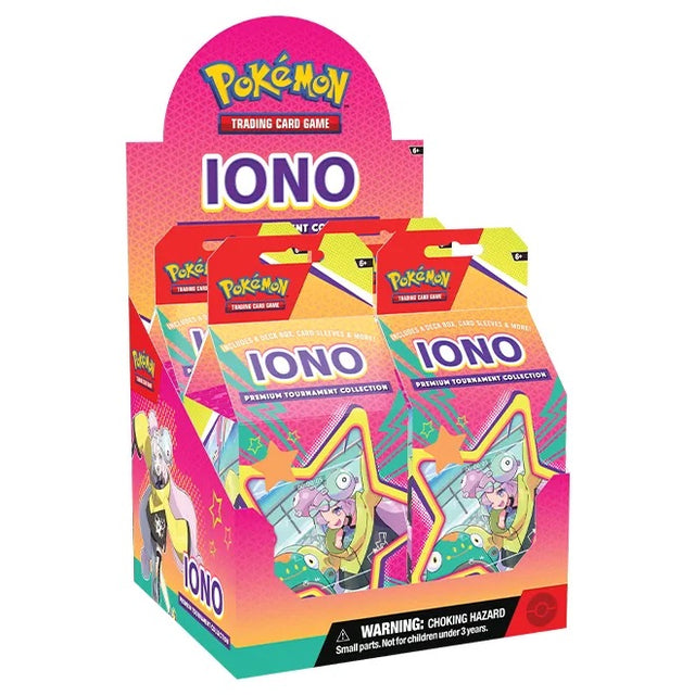 Pokemon - Iono - Premium Tournament Collection (Display Case of 4) - JET Cards