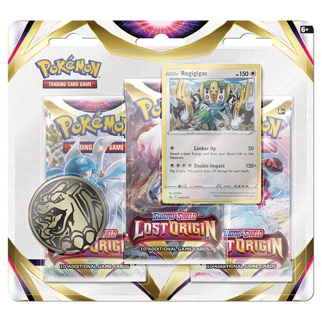 Pokemon Lost Origin 3 Pack Blister - Regigigas - JET Cards