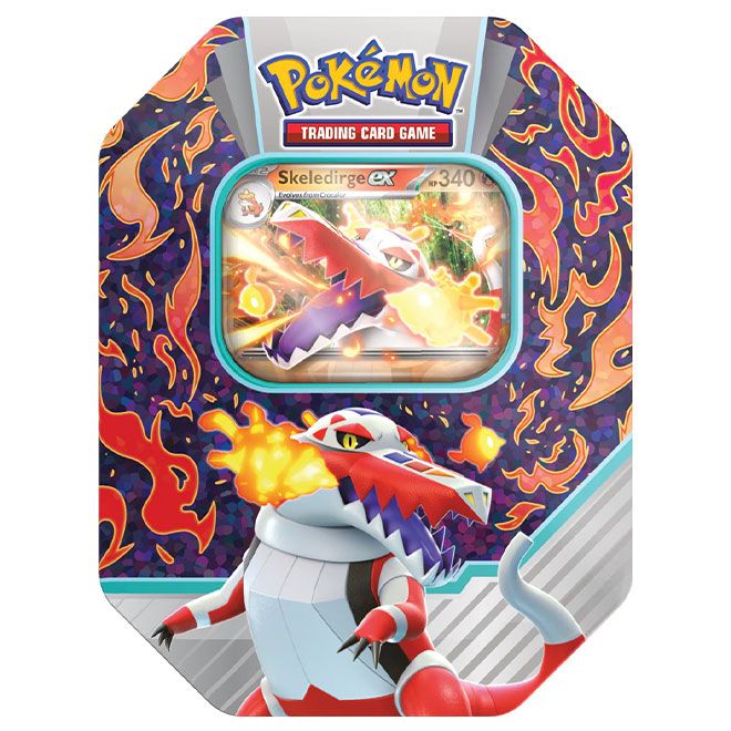 Pokemon - Paldea Partners Tin - Skeledirge - JET Cards