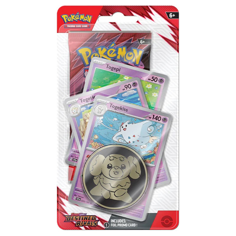 Pokemon - Scarlet & Violet - Destined Rivals - Premium Checklane Blister - Togekiss - JET Cards