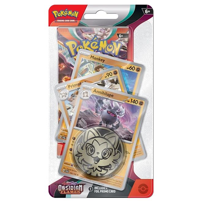 Pokemon - Scarlet & Violet - Obsidian Flames - Premium Checklane Blister - Annihilape - JET Cards