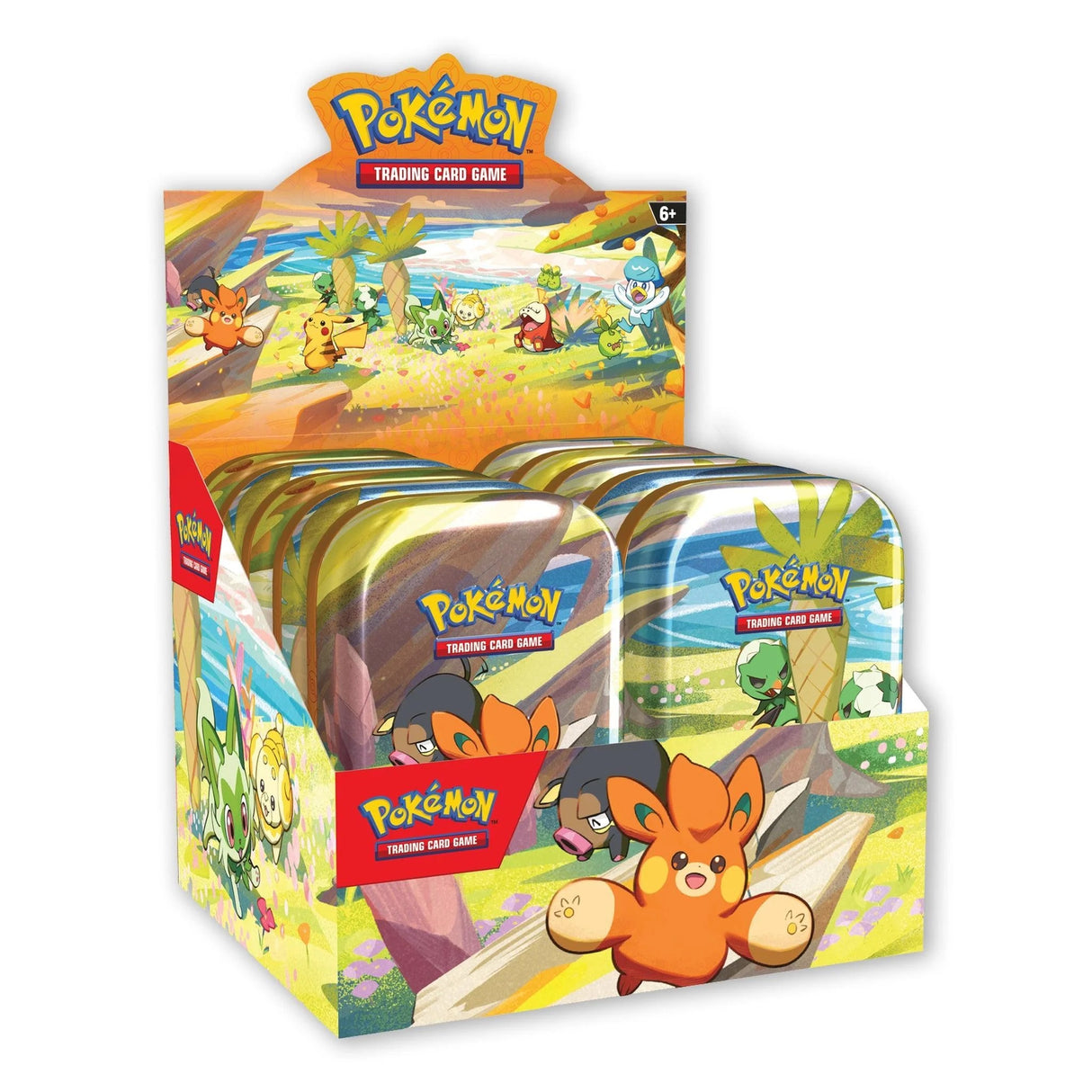 Pokemon - Scarlet & Violet - Paldea Friends - Mini Tin (Sealed Display Of 10 Tins) - JET Cards
