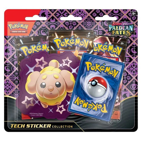 Pokemon - Scarlet & Violet - Paldean Fates - Tech Sticker Collection - Fidough - JET Cards