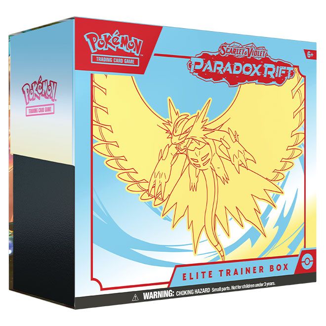 Pokemon - Scarlet & Violet - Paradox Rift - Elite Trainer Box - Roaring Moon - JET Cards