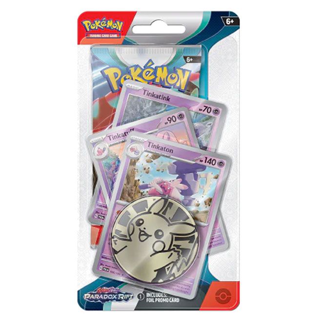Pokemon - Scarlet & Violet - Paradox Rift - Premium Checklane Blister - Tinkaton - JET Cards