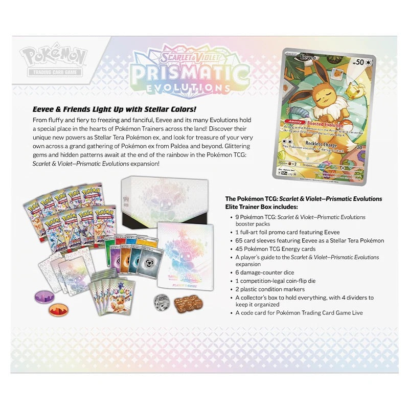 Pokemon - Scarlet & Violet - Prismatic Evolutions - Elite Trainer Box - JET Cards