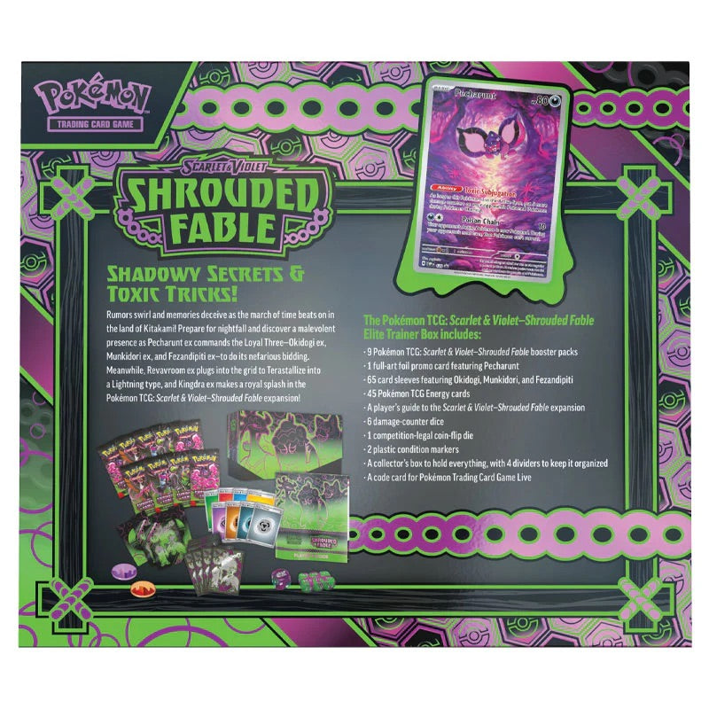Pokemon - Scarlet & Violet - Shrouded Fable - Elite Trainer Box - JET Cards