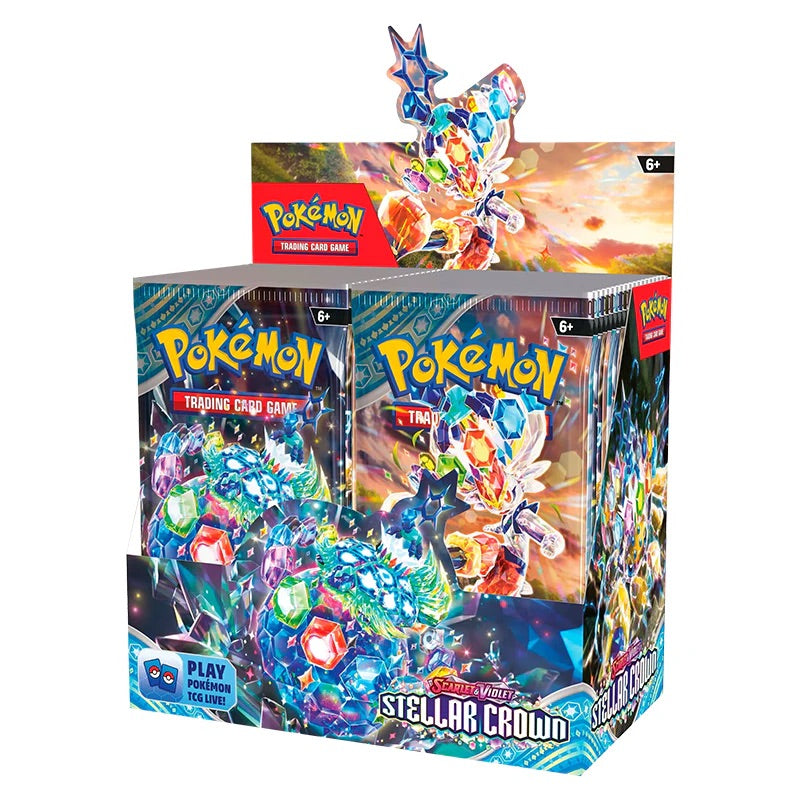 Pokemon - Scarlet & Violet - Stellar Crown - Booster Box (36 Boosters) - JET Cards