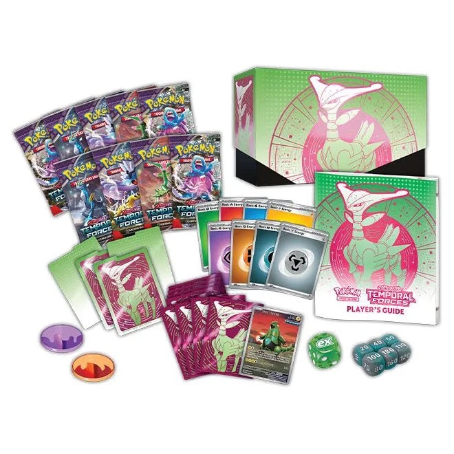 Pokemon - Scarlet & Violet - Temporal Forces - Elite Trainer Box - Iron Leaves - JET Cards
