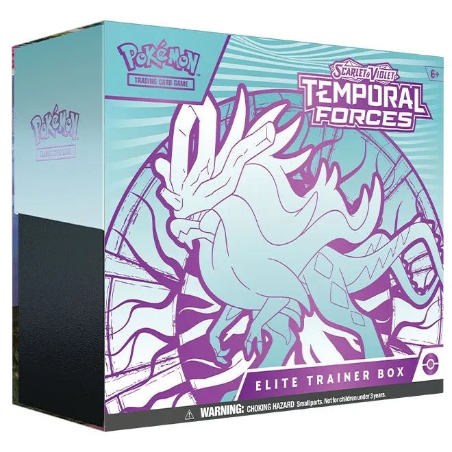 Pokemon - Scarlet & Violet - Temporal Forces - Elite Trainer Box - Walking Wake - JET Cards