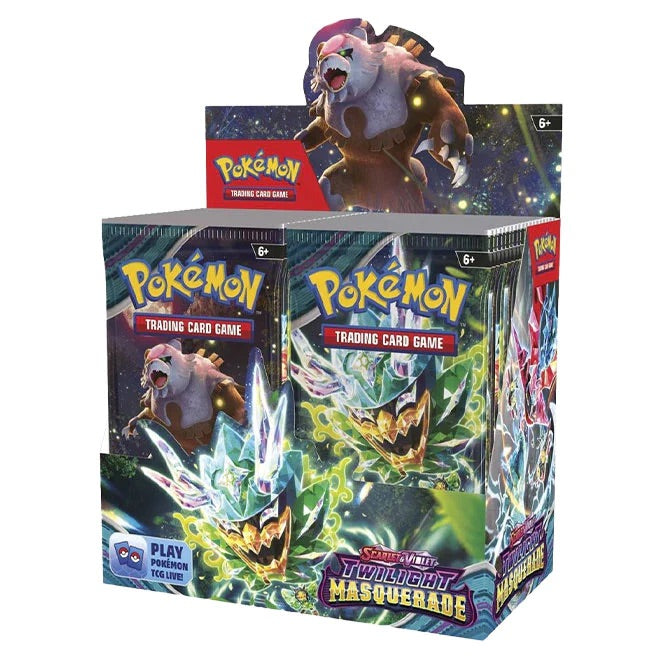 Pokemon - Scarlet & Violet - Twilight Masquerade - Booster Box (36 Boosters) - JET Cards