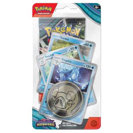 Pokemon - Scarlet & Violet - Twilight Masquerade - Premium Checklane Blister - Kingdra - JET Cards