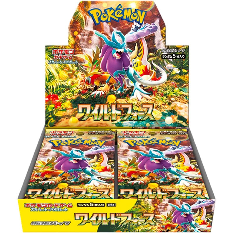 Pokemon Scarlet & Violet - Wild Force SV5K - Booster Box (Japanese) - JET Cards