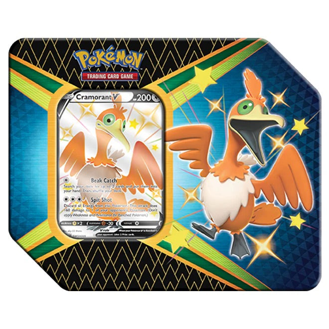 Pokemon Shining Fates Tin - Cramorant V - JET Cards