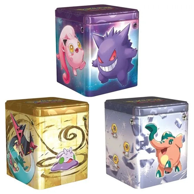 Pokemon - Stacking Tin - Psychic, Metal, Dragon (Set of 3) - JET Cards