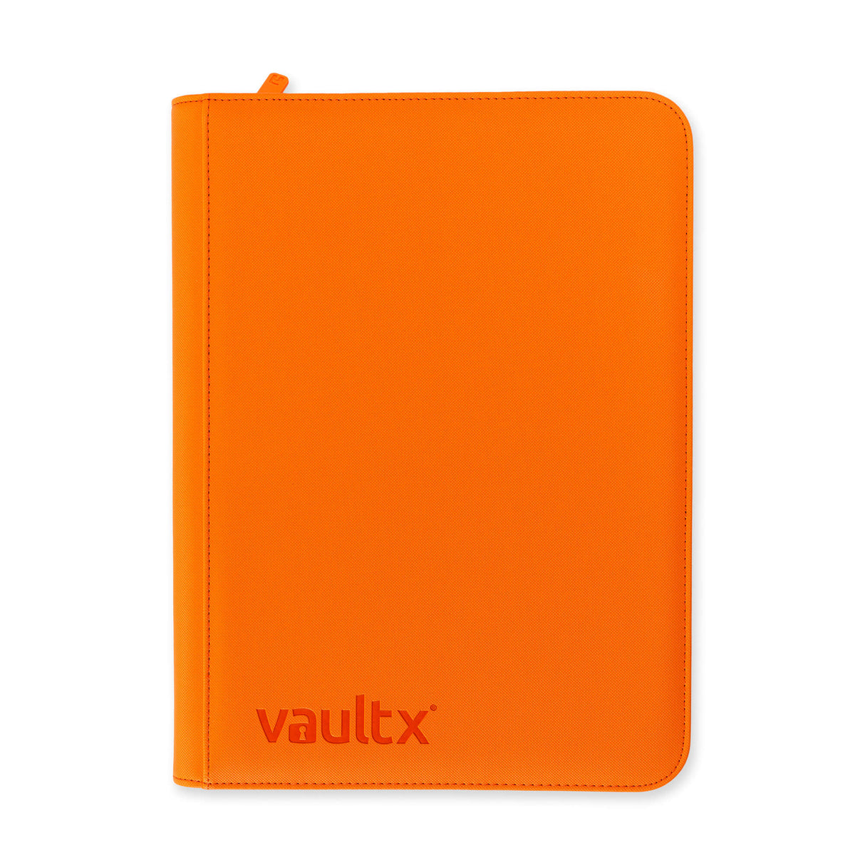 Vault X - 9-Pocket Exo-Tec® - Zip Binder - Just Orange - JET Cards