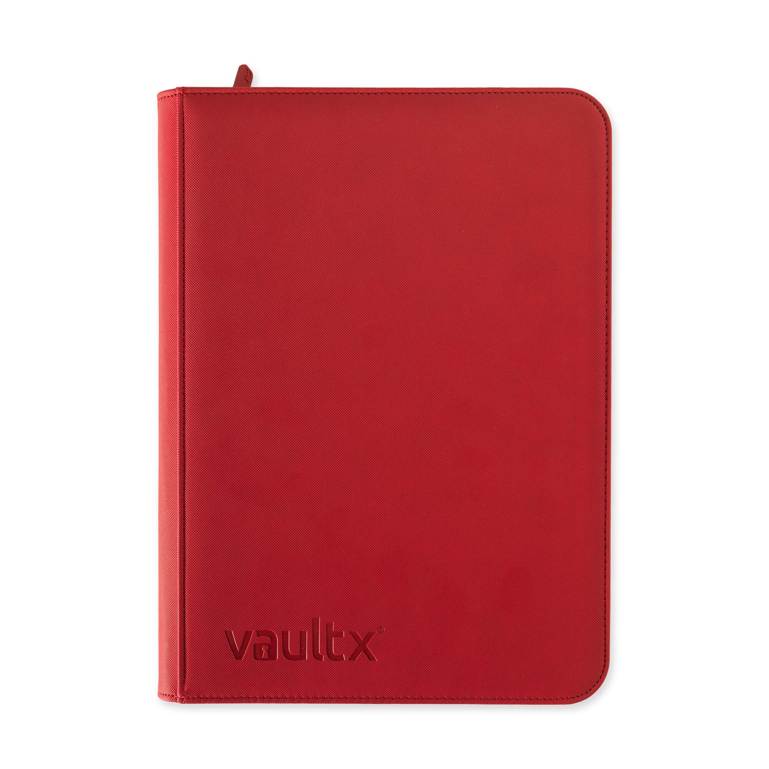 Vault X - 9-Pocket Exo-Tec® - Zip Binder - Red - JET Cards