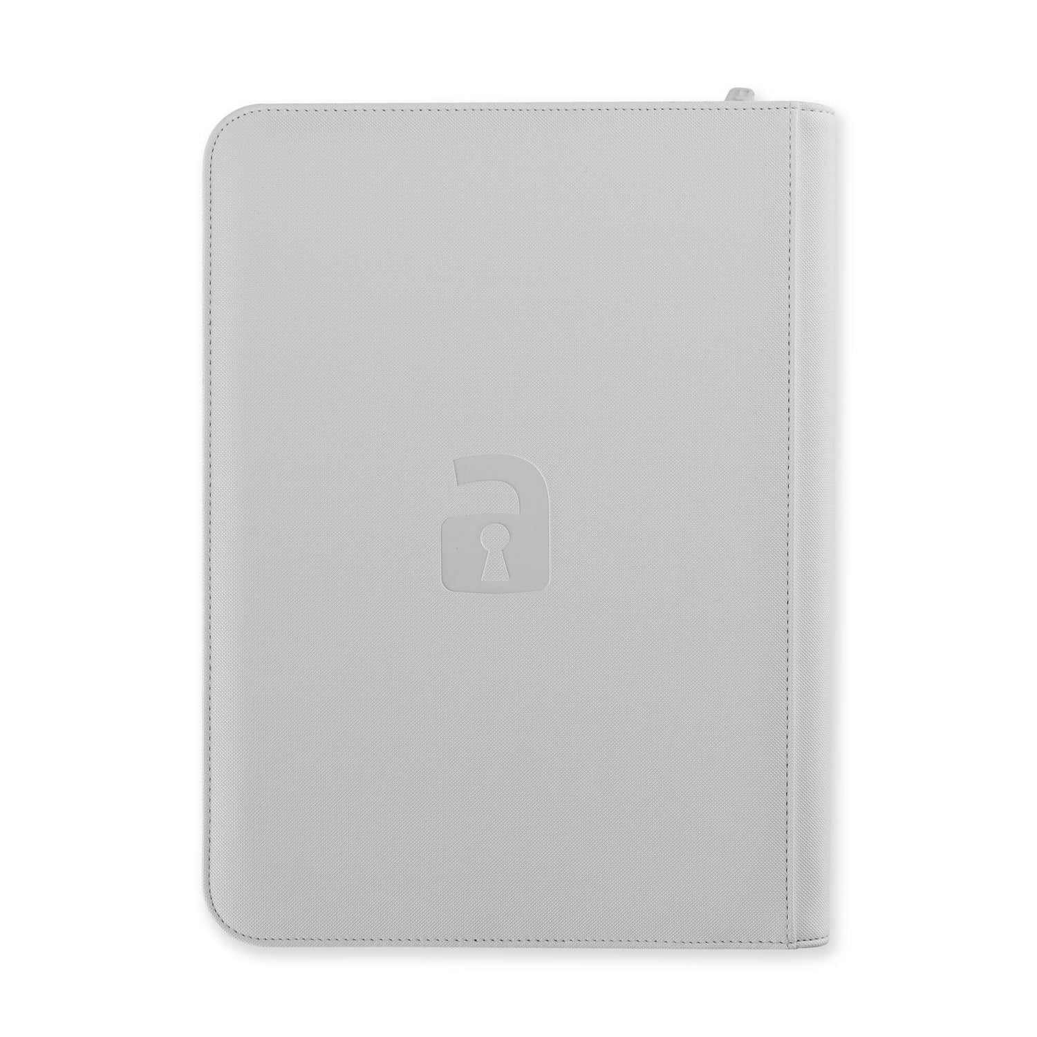Vault X - 9-Pocket Exo-Tec® - Zip Binder - White Edition - JET Cards