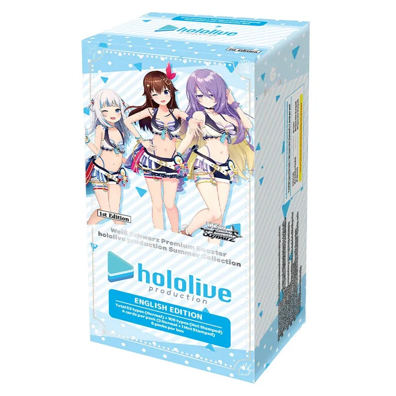 Weiss Schwarz - Hololive Production Summer Collection - Premium Booster Box (6 Packs) - JET Cards