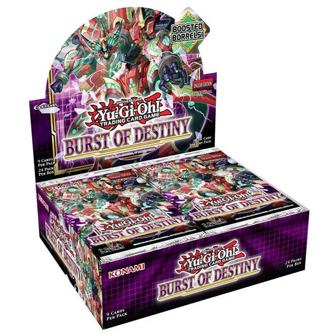 Yu-Gi-Oh! Burst Of Destiny Booster Box (24 Packs) (1st Edition) - JET Cards