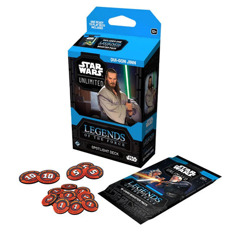 Star Wars Unlimited - Legends of the Force - Spotlight Deck - Qui-Gon Jinn - JET Cards
