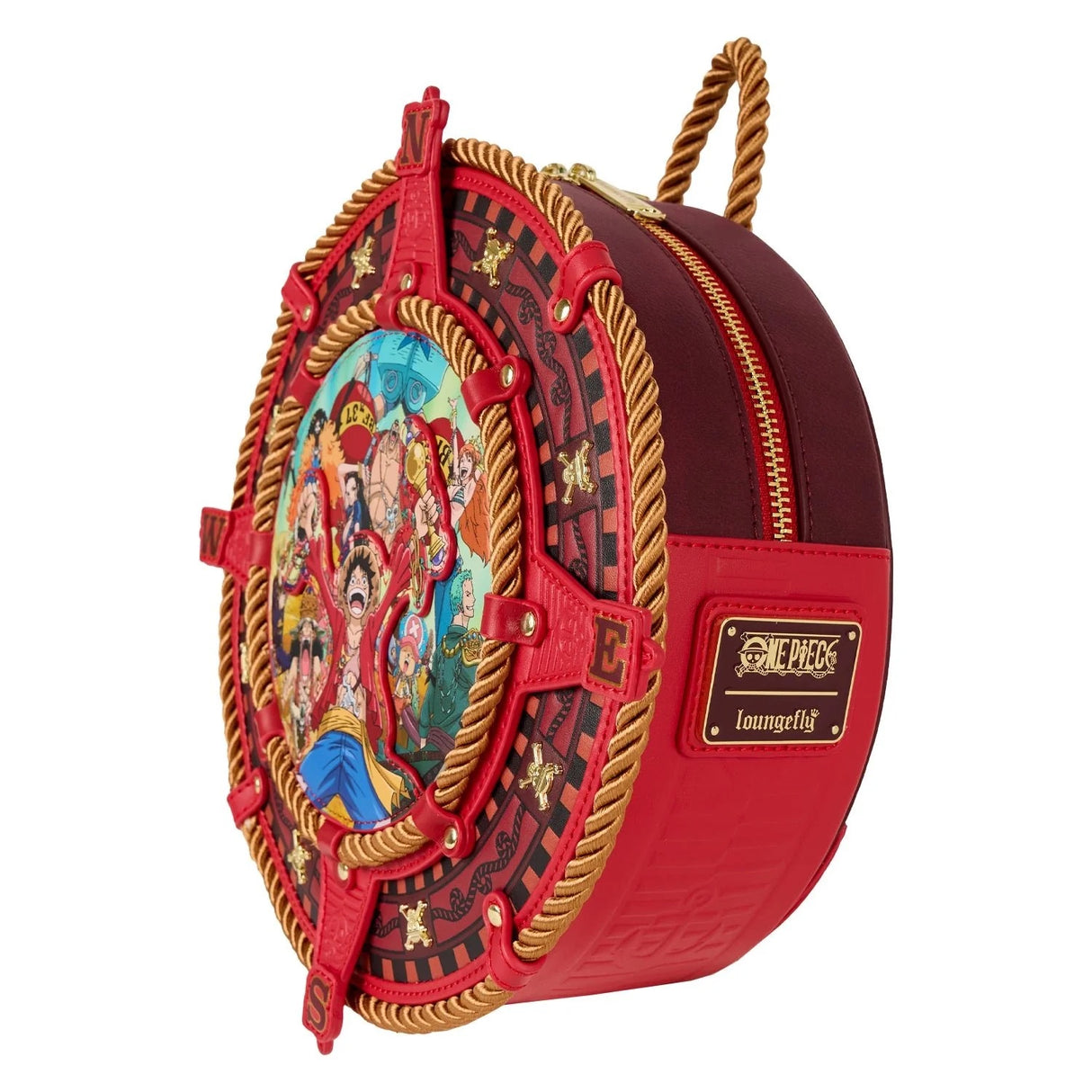 Loungefly x Toei One Piece Cast Compass Mini Backpack