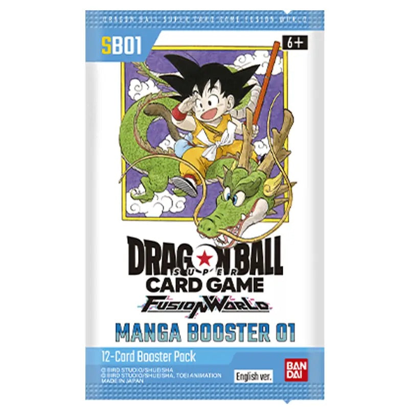 Dragon Ball Super Card Game - Fusion World - SB01 - Manga Booster - Booster Box (24 Packs) - JET Cards
