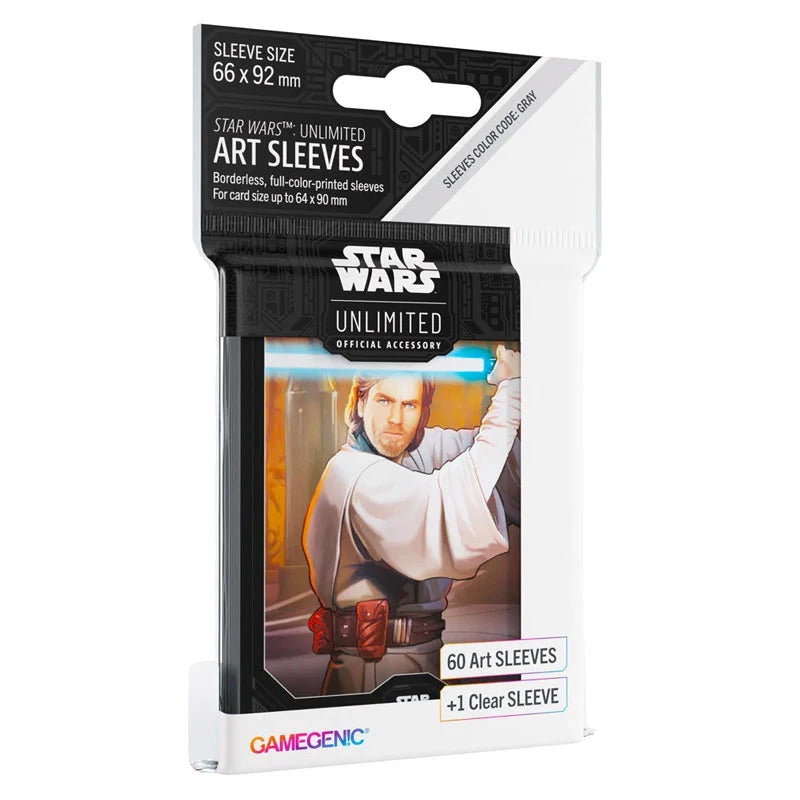 Gamegenic - Star Wars Unlimited - Art Sleeves - Obi-Wan Kenobi (60 Sleeves) - JET Cards