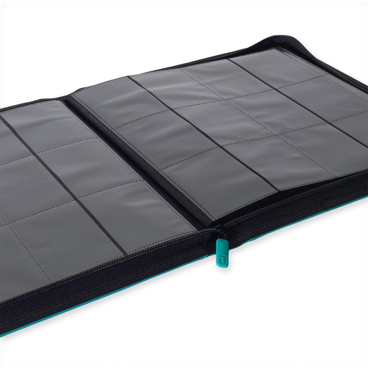 Vault X - 12-Pocket Exo-Tec® - Zip Binder - Teal - JET Cards