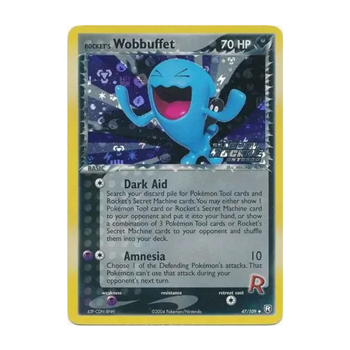 Rocket's Wobbuffet - EX Team Rocket Returns - Reverse Holo Stamped