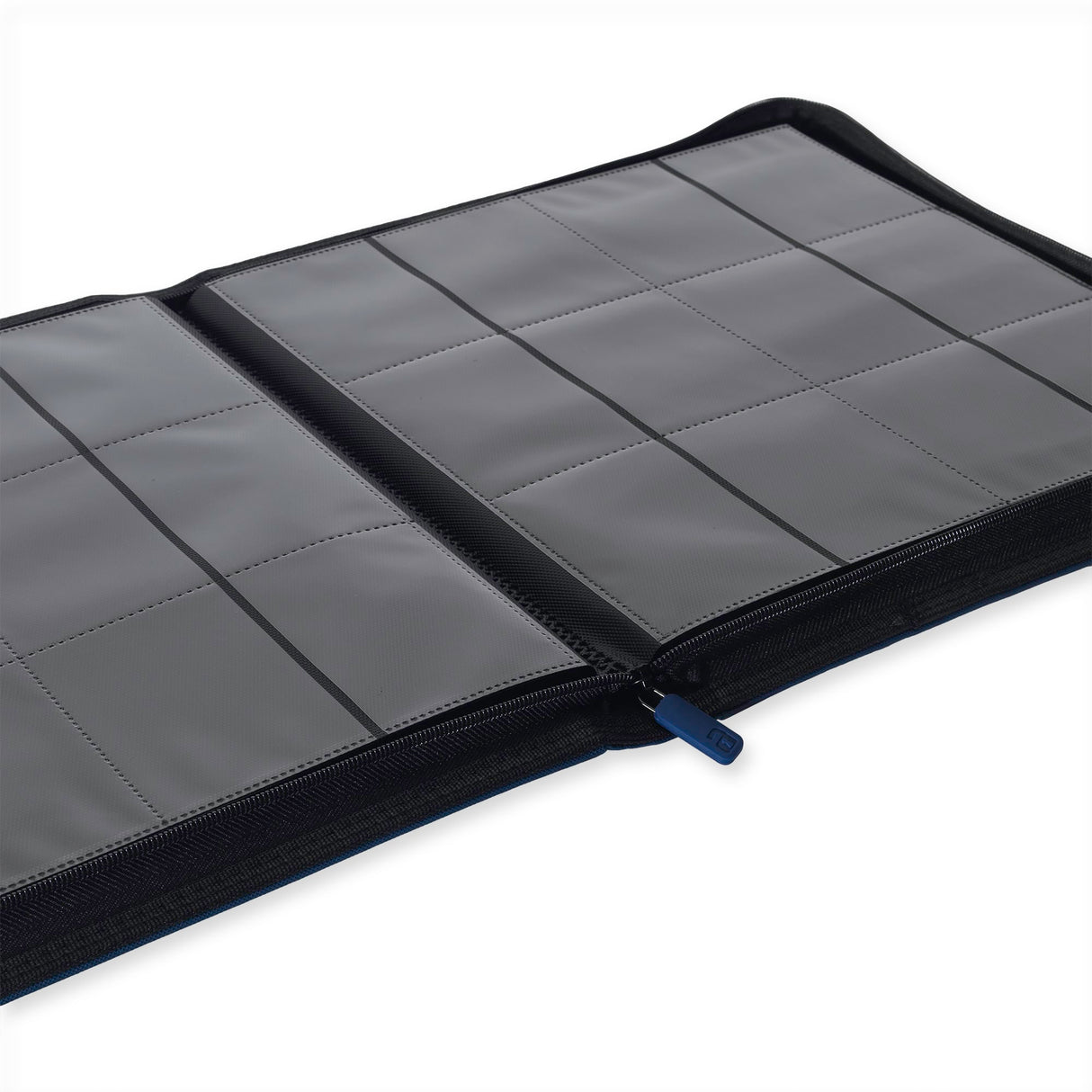 Vault X - 12-Pocket Exo-Tec® - Zip Binder - Blue - JET Cards