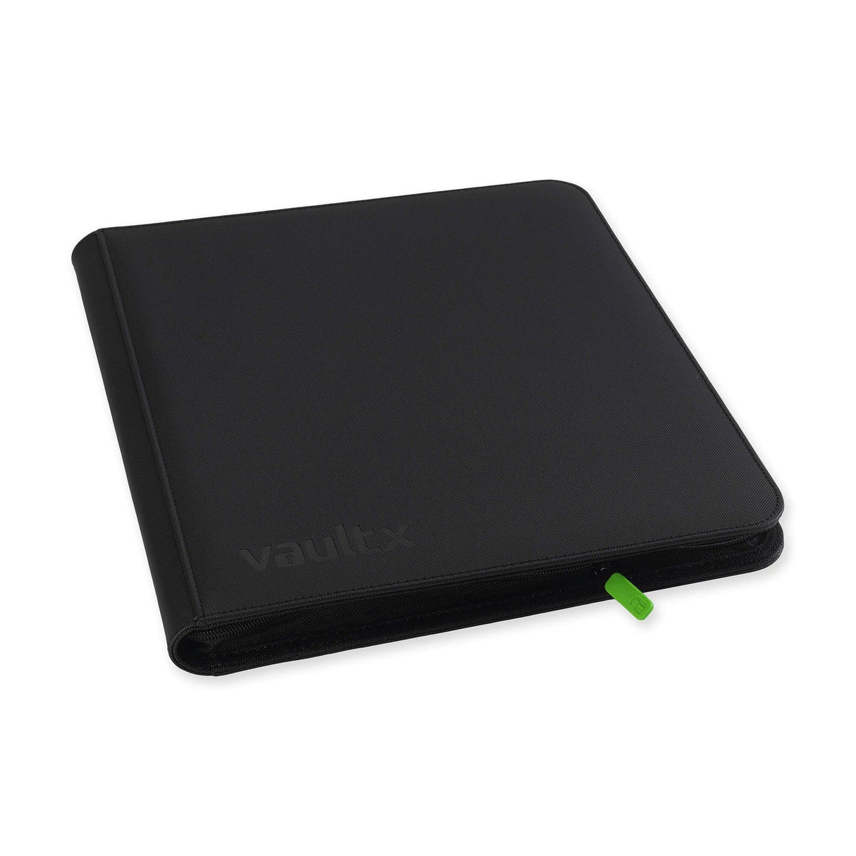 Vault X - 12-Pocket Exo-Tec® - XL Zip Binder - Black - JET Cards