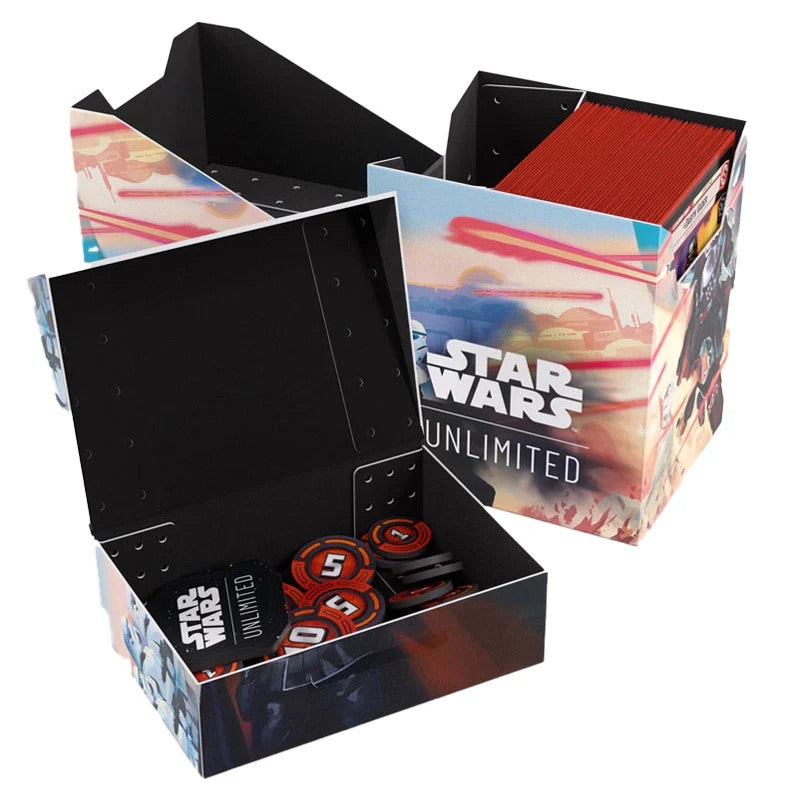 Gamegenic - Star Wars Unlimited - Soft Crate - Mandalorian/Moff Gideon - JET Cards