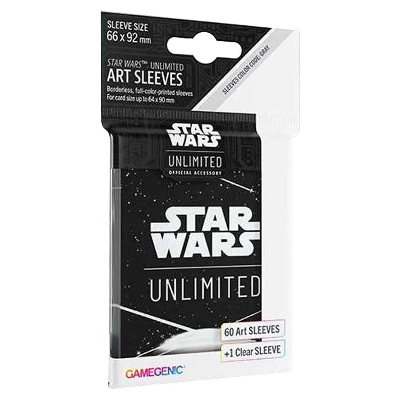 Gamegenic - Star Wars Unlimited - Art Sleeves - Card Back White (60 Sleeves) - JET Cards