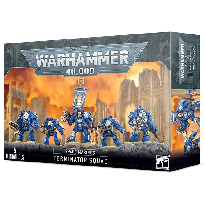 Warhammer 40,000 - Space Marines - Terminator Squad - JET Cards