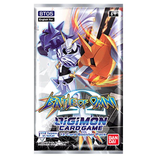 Digimon Card Game: Battle of Omni (BT05) Booster Pack (12 cards) - JET Cards