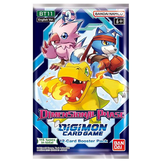Digimon Card Game - BT11 - Dimensional Phase - Booster Pack - JET Cards