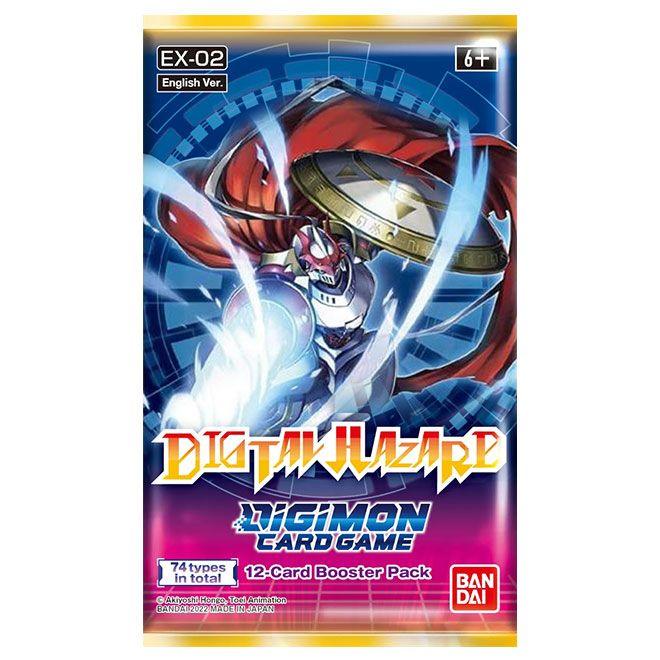 Digimon Card Game - EX02 - Digital Hazard Booster Pack (12 Cards) - JET Cards