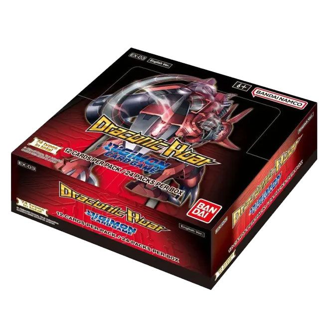 Digimon Card Game - EX03 - Draconic Roar Booster Box (24 Packs) - JET Cards