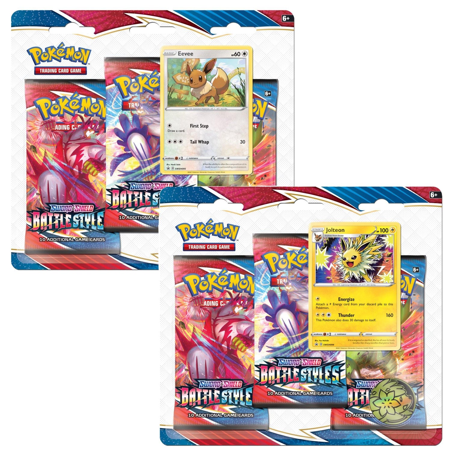 Pokemon Battle Styles Triple Blister Pack - JET Cards