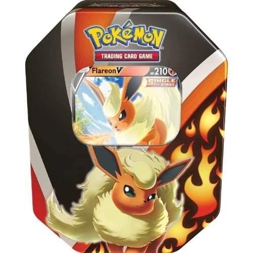 Pokemon Eevee Evolutions Tin - Flareon V - JET Cards