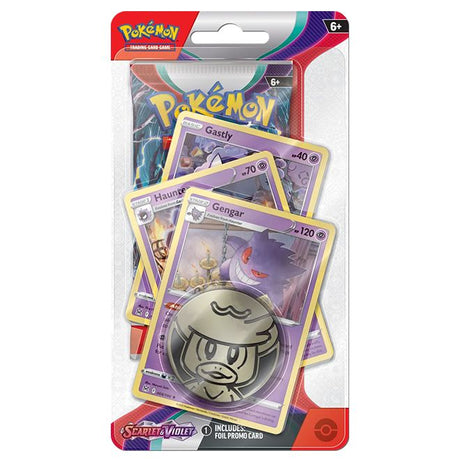 Pokemon - Scarlet & Violet - Base Set - Premium Checklane Blister - Gengar - JET Cards