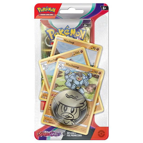 Pokemon - Scarlet & Violet - Base Set - Premium Checklane Blister - Machamp - JET Cards