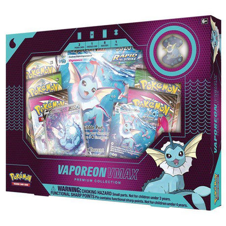 Pokemon - Vaporeon VMAX Premium Collection - JET Cards