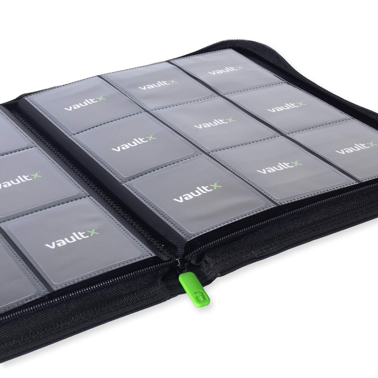 Vault X - 9-Pocket Exo-Tec® - Zip Binder - Black - JET Cards