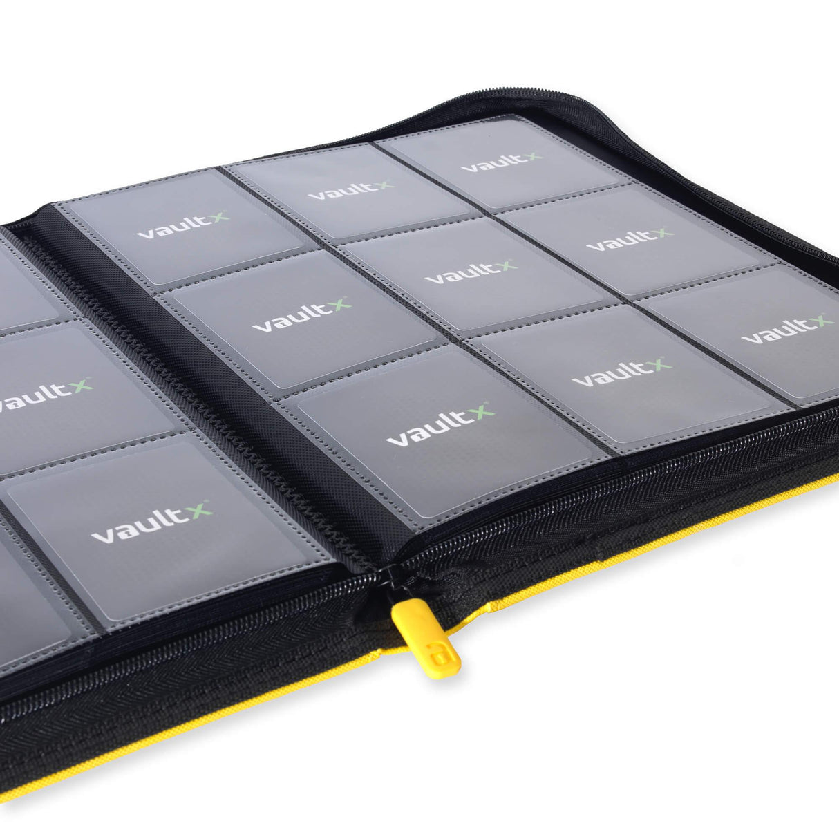 Vault X - 9-Pocket Exo-Tec® - Zip Binder - Yellow - JET Cards