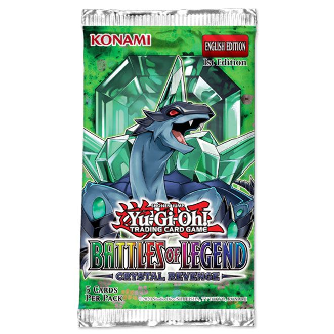 Yu-Gi-Oh! - Battles Of Legend - Crystal Revenge - Booster Pack (5 Cards) (1st Edition) - JET Cards