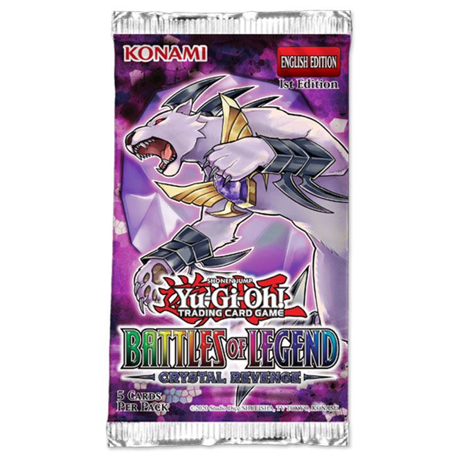 Yu-Gi-Oh! - Battles Of Legend - Crystal Revenge - Booster Pack (5 Cards) (1st Edition) - JET Cards