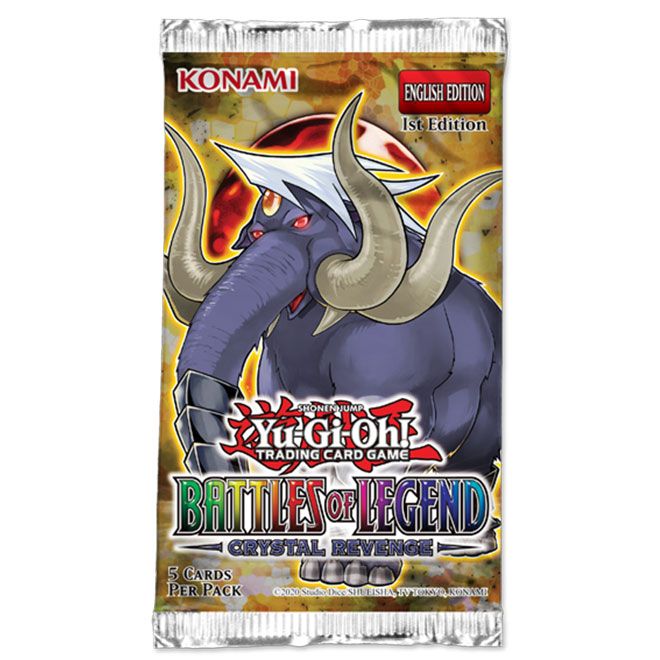 Yu-Gi-Oh! - Battles Of Legend - Crystal Revenge - Booster Pack (5 Cards) (1st Edition) - JET Cards