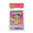 Pokemon - Mega Evolution - Ascended Heroes - Pikachu ex - 277/217 (ACE 9 Art Label Graded Slab) - JET Cards
